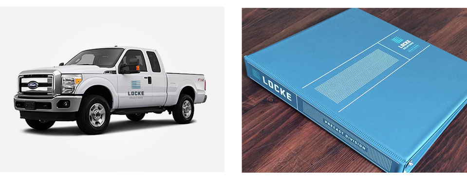 Locke Solutions Promtional Items Design Sample