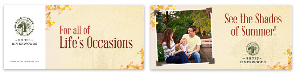 Shops at Riverwoods Marketing Guidelines Design Sample